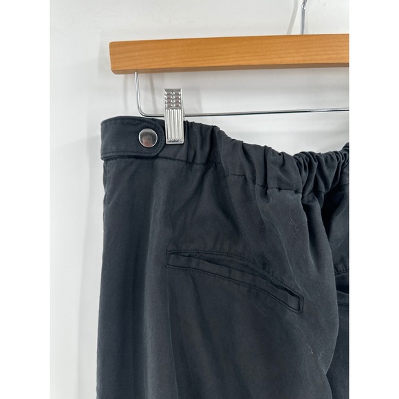 Banana Republic Tencel Wide Leg Pants Black Large - Picture 5 of 6